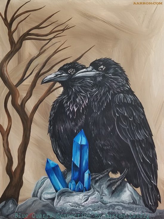Blue quartz connection Original Painting